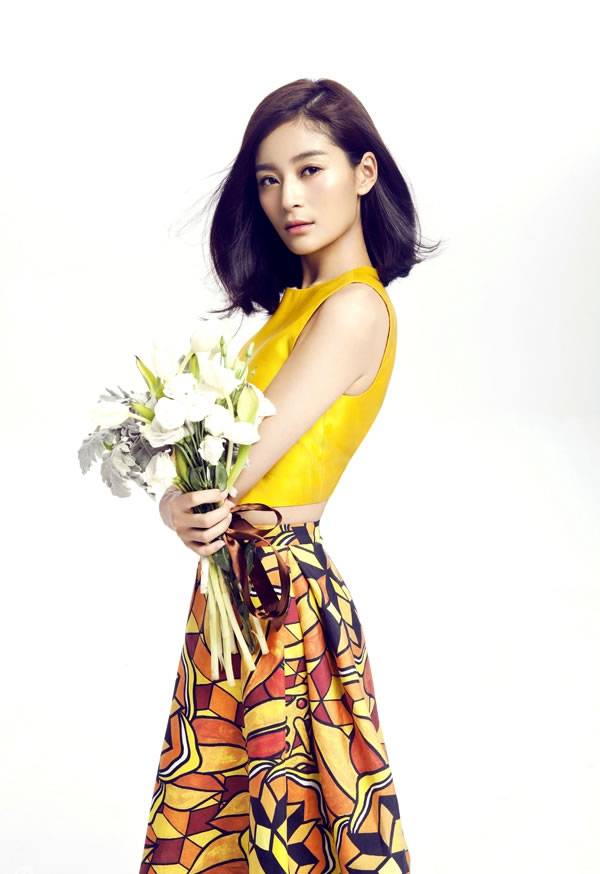 女影星王媛可甜美写真图片