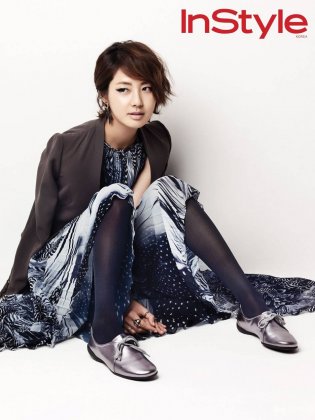 韩国明星李瑶媛时尚画报写真