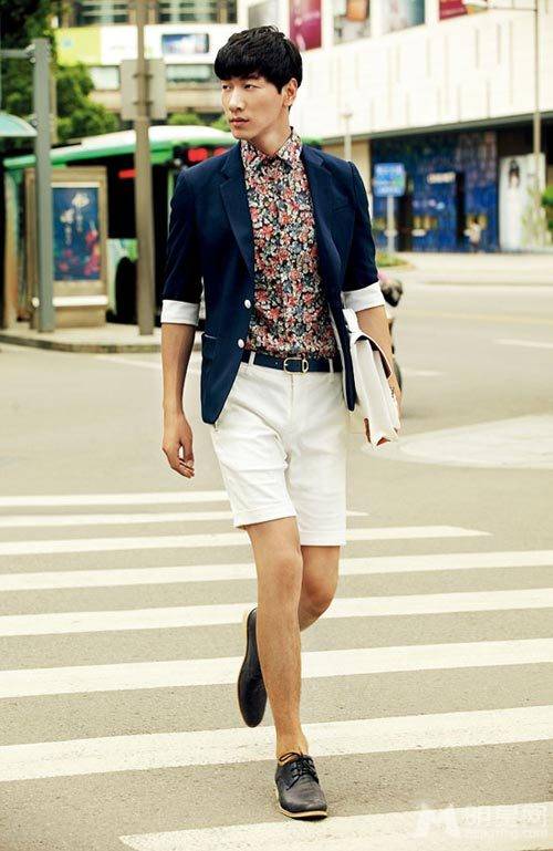 中国男模特张亮时尚街拍大片