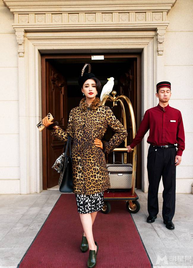 明星张歆艺贵妇造型惊艳写真