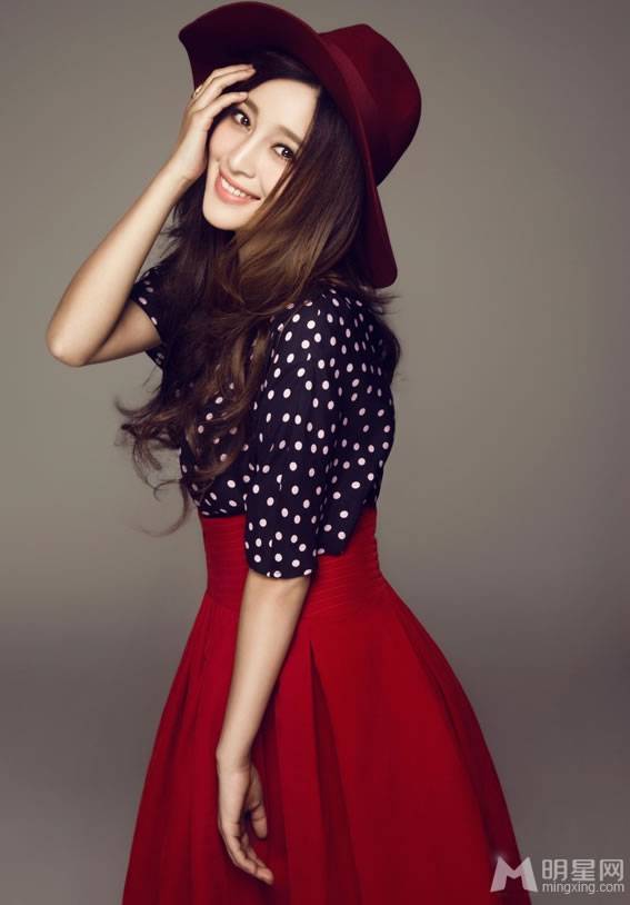 中国女明星甘婷婷甜美的照片