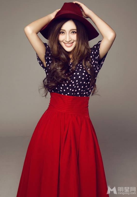 中国女明星甘婷婷甜美的照片