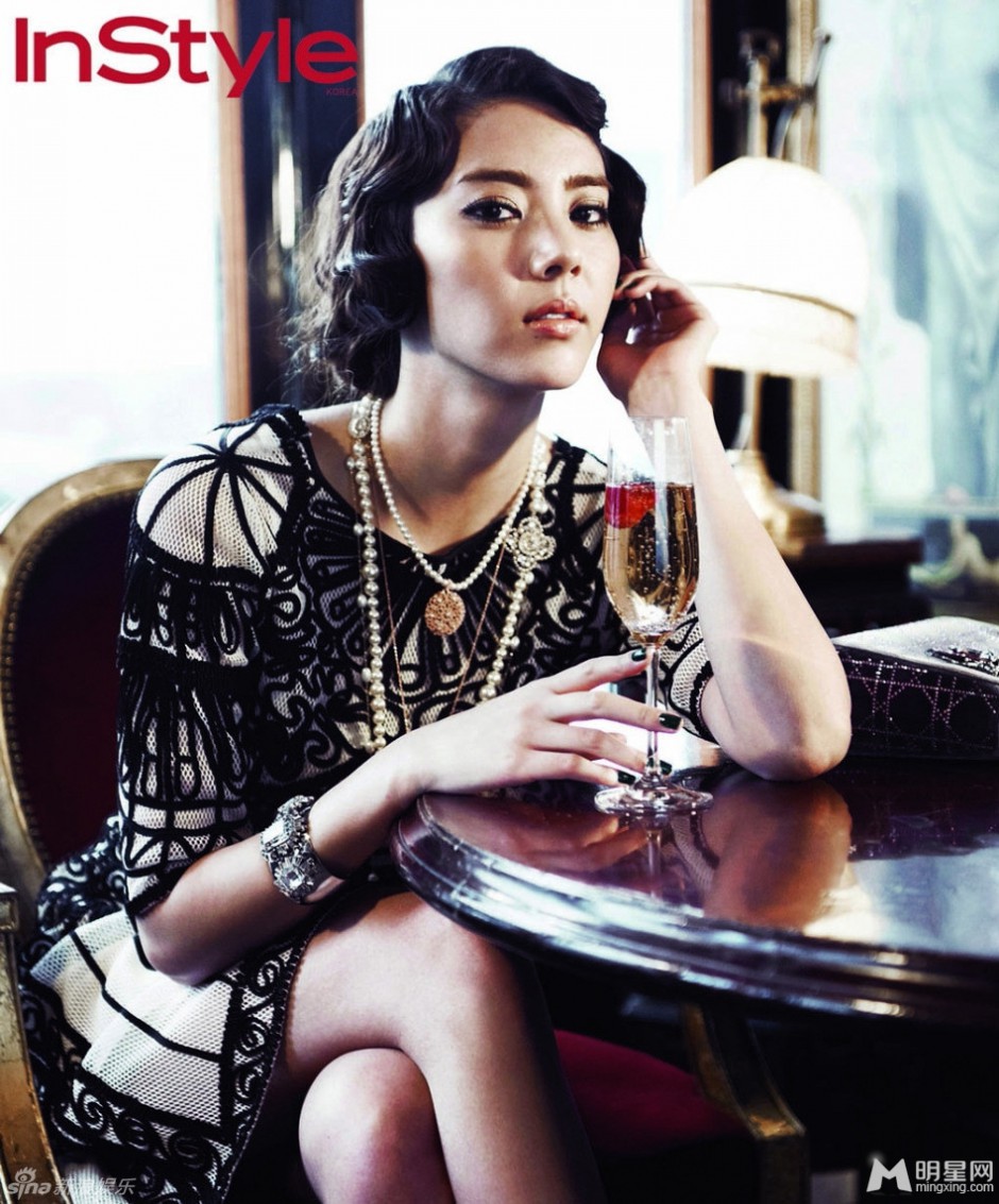 韩国女星孙丹菲最新时尚大片