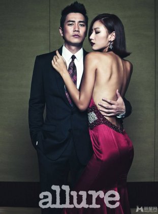 韩国明星朱相昱携手性感女模拍写真