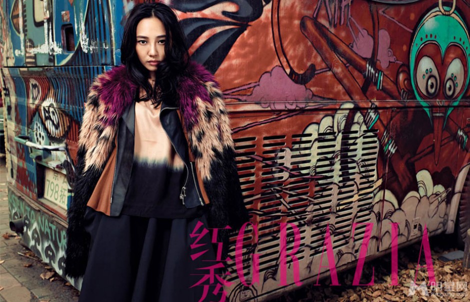 演员白百何另类时尚写真图片