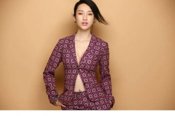 内地女星张俪性感冷艳深V诱惑照