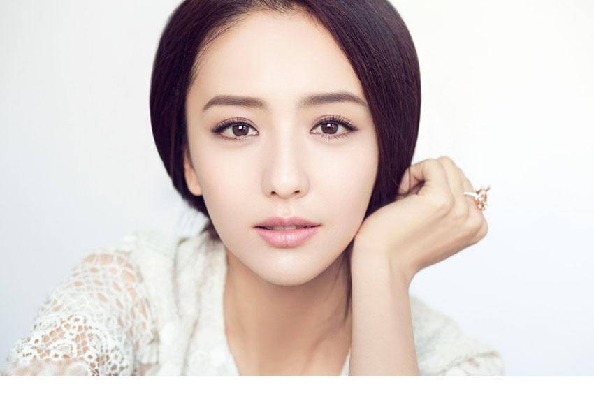 女星佟丽娅纯白唯美高清图片