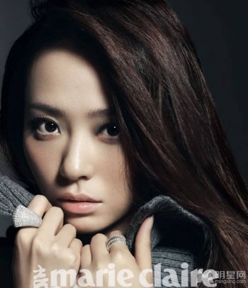 张靓颖登嘉人杂志封面气质时尚潮流