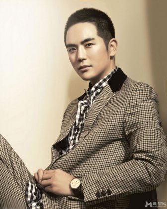 中国时尚男星张晓龙英伦风写真大片