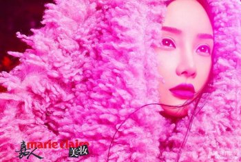 李小璐时尚杂志嘉人美妆写真照片