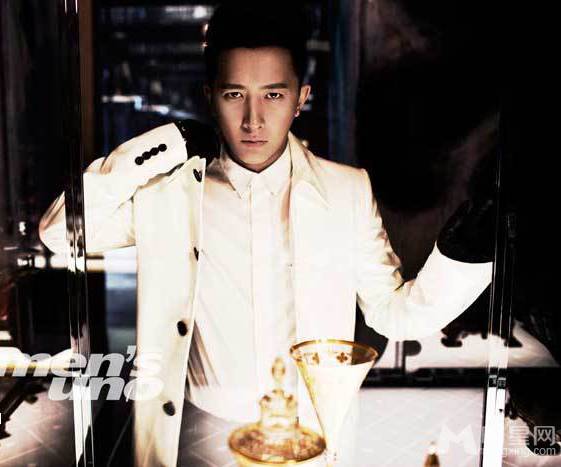 韩庚帅气西服写真图片