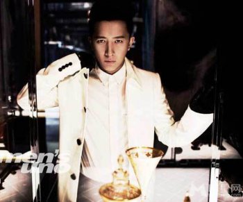 韩庚帅气西服写真图片