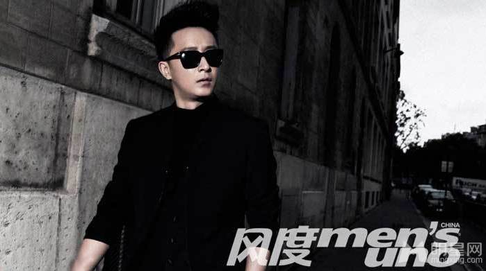 韩庚帅气西服写真图片