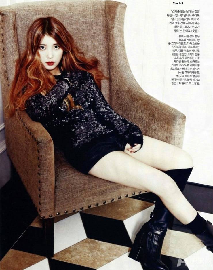 韩国女明星李智恩时尚大片