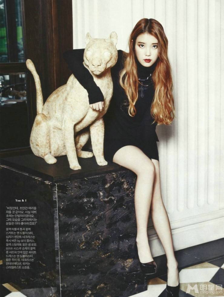 韩国女明星李智恩时尚大片