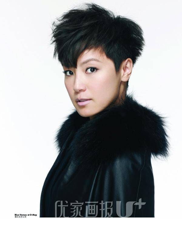 何韵诗女友邓九云中性写真图片