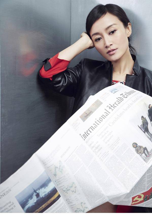 演员赵子琪时尚干练女性造型亮相