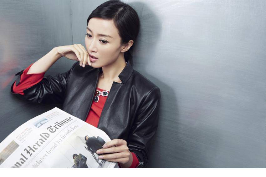 演员赵子琪时尚干练女性造型亮相