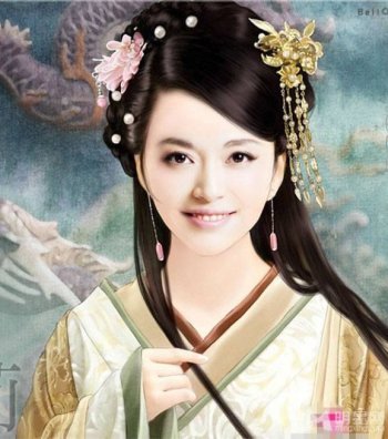 手绘古代美女明星唯美图集
