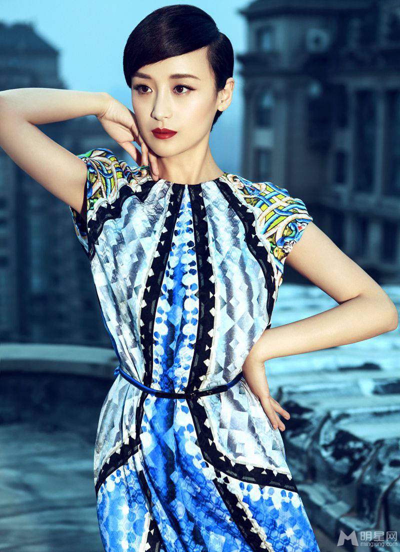 傅淼个人写真图片展高贵冷艳女王范