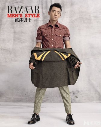 中国跑男成员郑恺不羁眼神演绎时尚潮男