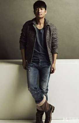 娱乐圈不老男神郭晓东冬日时尚写真