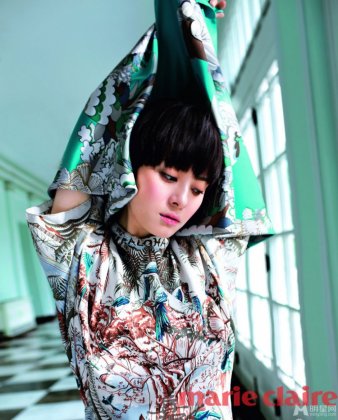 时尚辣妈孙俪图片短发造型迷人