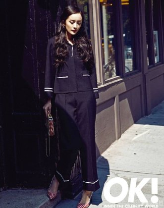 王俊凯的女神杨幂复古街拍大片