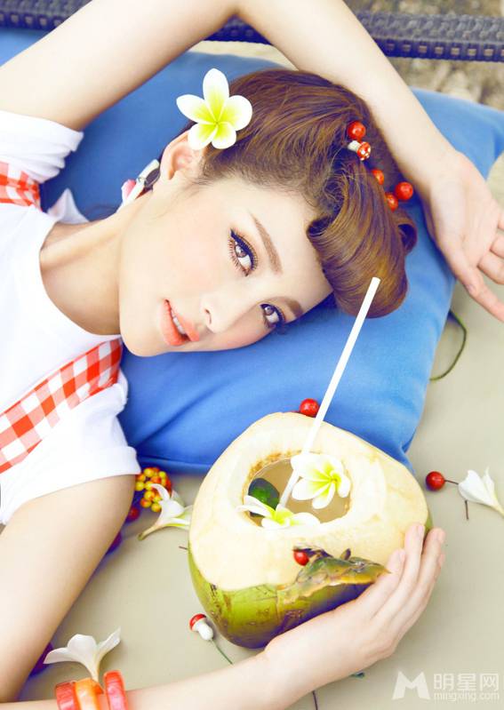 甘婷婷巴厘岛文艺复古小清新美图