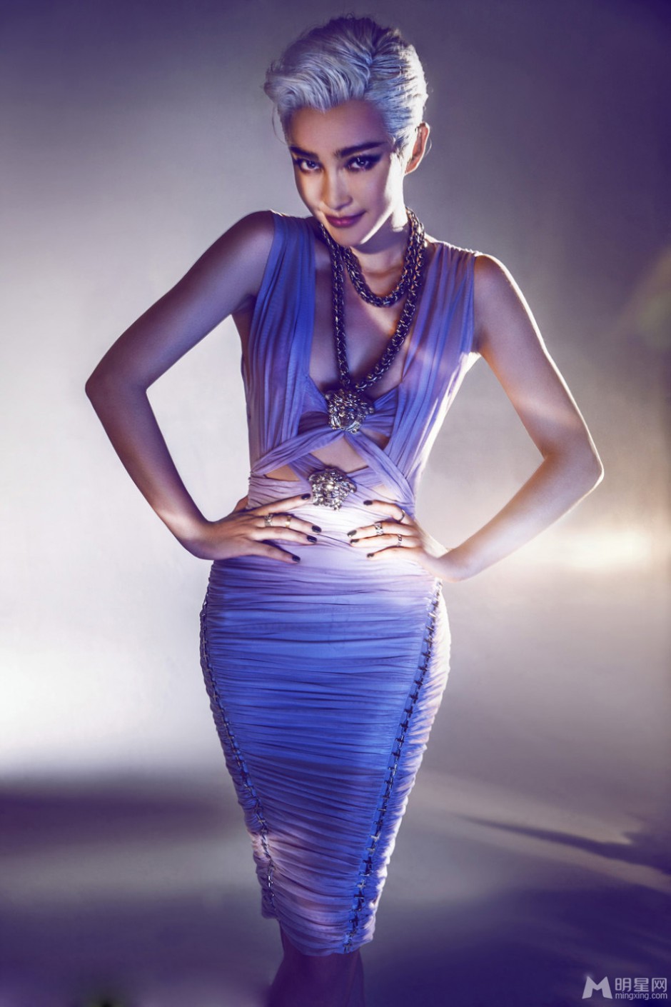 李冰冰白发造型诠释另类性感图片