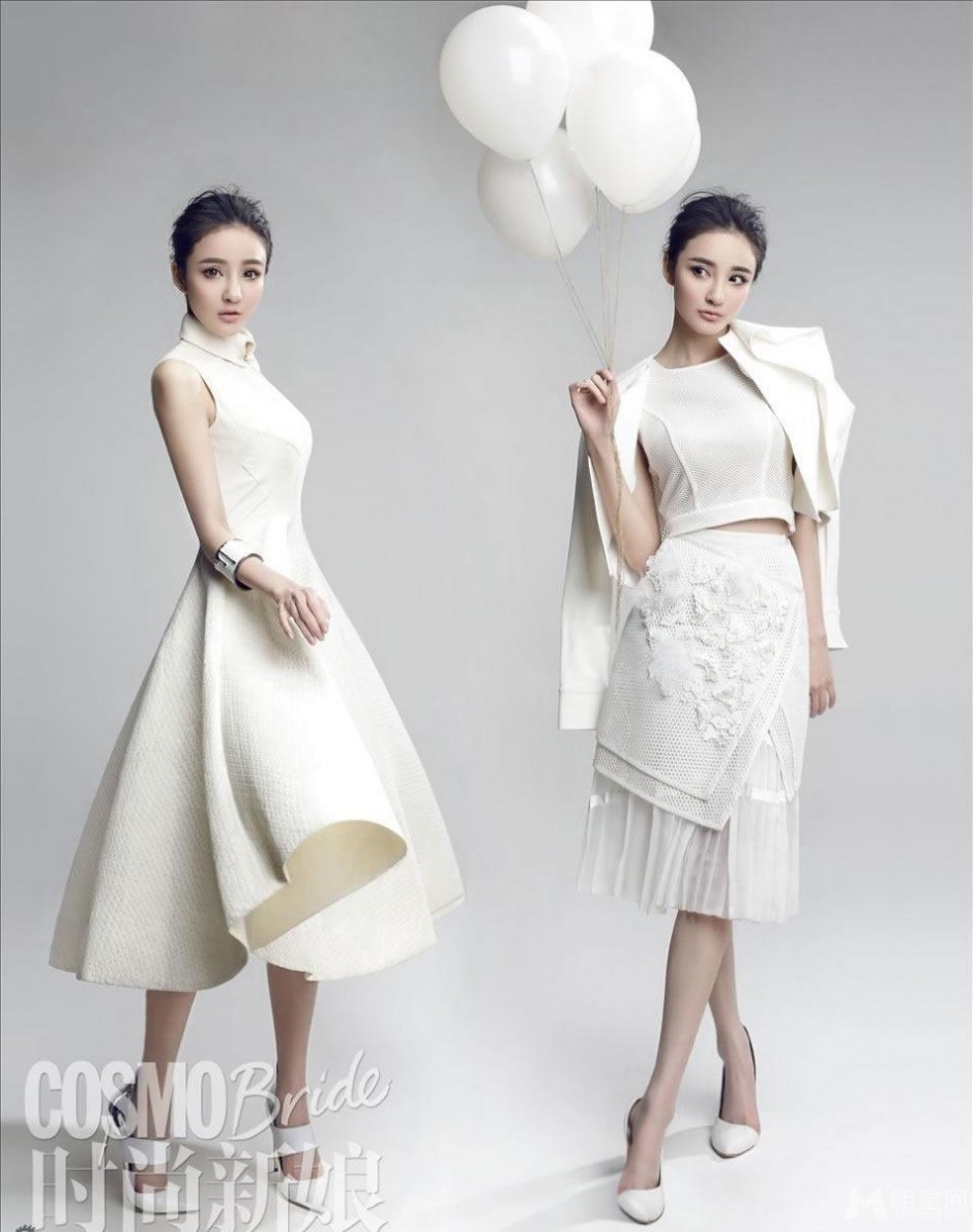 刘雨欣幸福单人婚纱写真