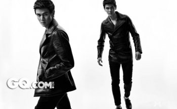 羽毛球运动员鲍春来冷峻帅气写真