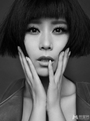 国民媳妇海清时尚黑白写真大片