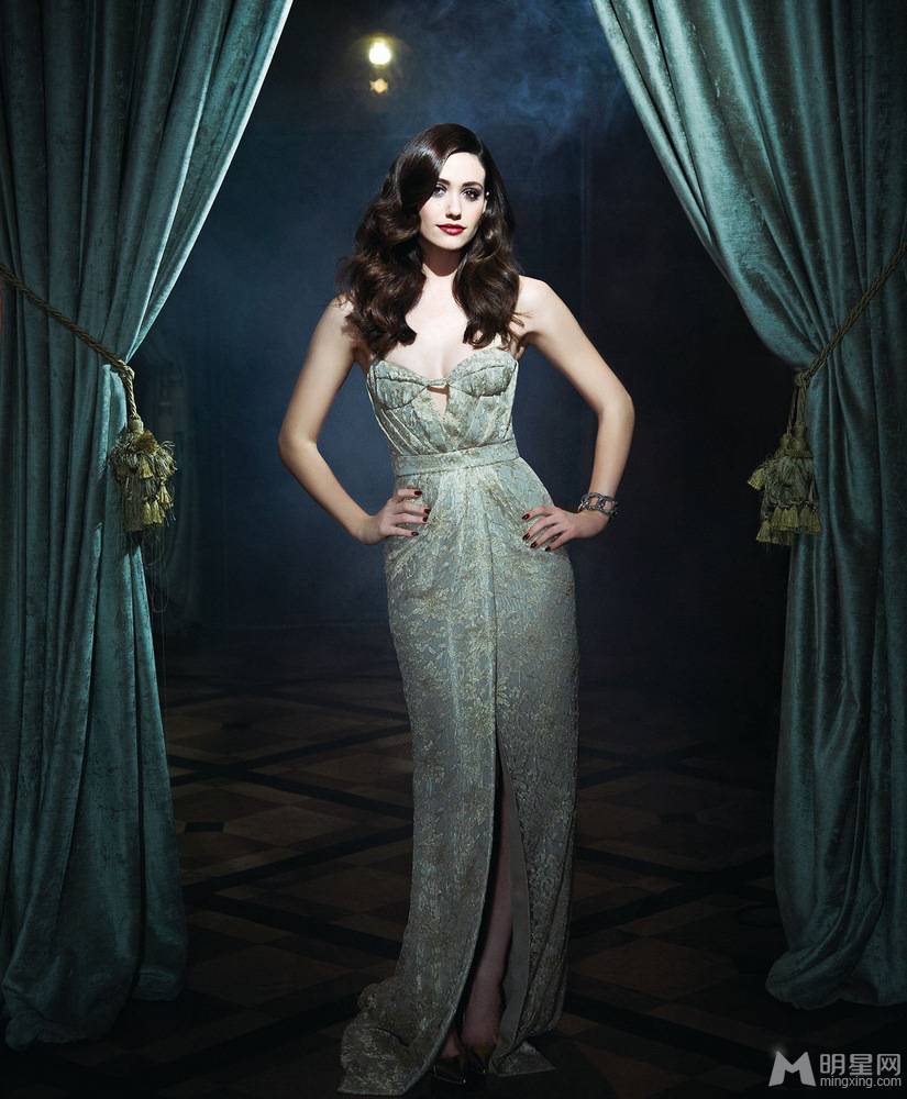 美国性感女明星艾米·罗森复古写真照