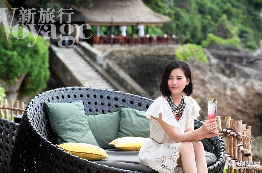 女星刘诗诗时尚气质短发图片