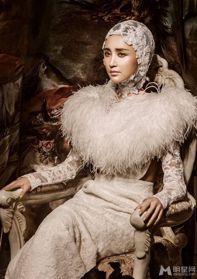 张歆艺尽显复古名媛风图片