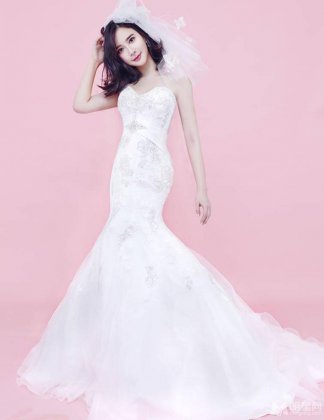 熊乃瑾最新个人婚纱写真曝光