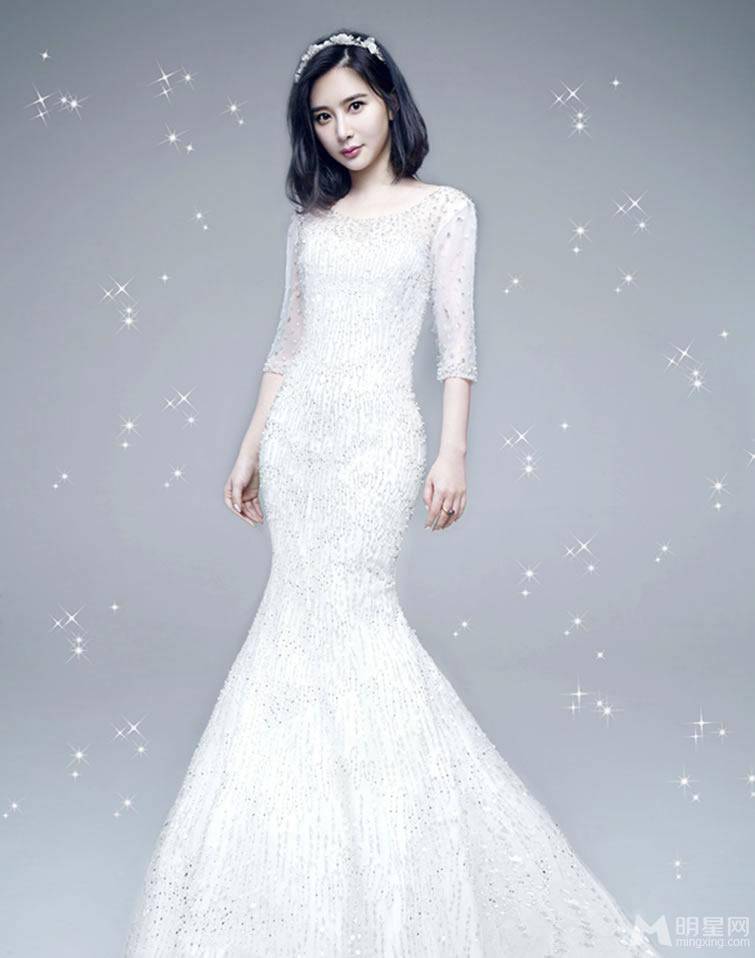 熊乃瑾最新个人婚纱写真曝光