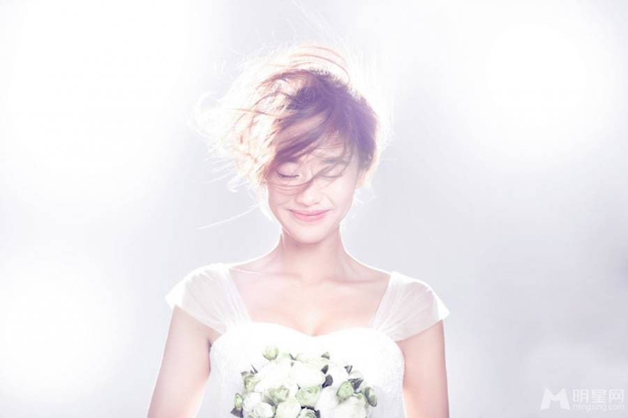 女明星王智梦幻唯美婚纱照