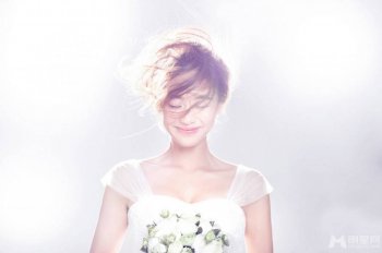 女明星王智梦幻唯美婚纱照