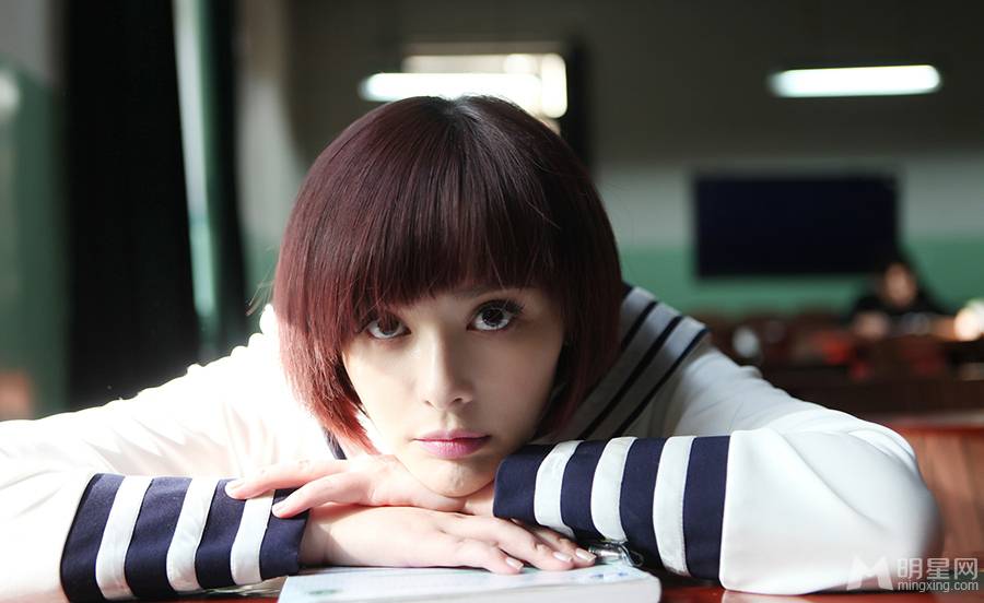 台湾美女萧淑慎演绎清纯学生妹