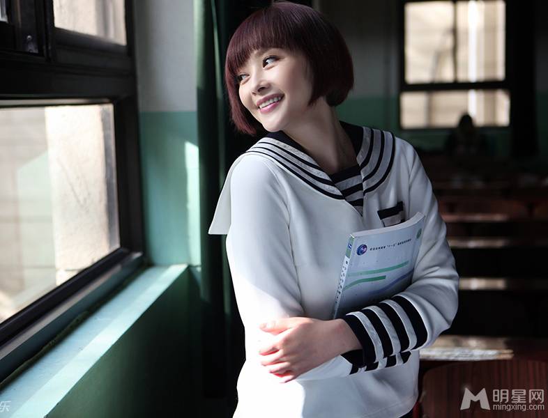 台湾美女萧淑慎演绎清纯学生妹