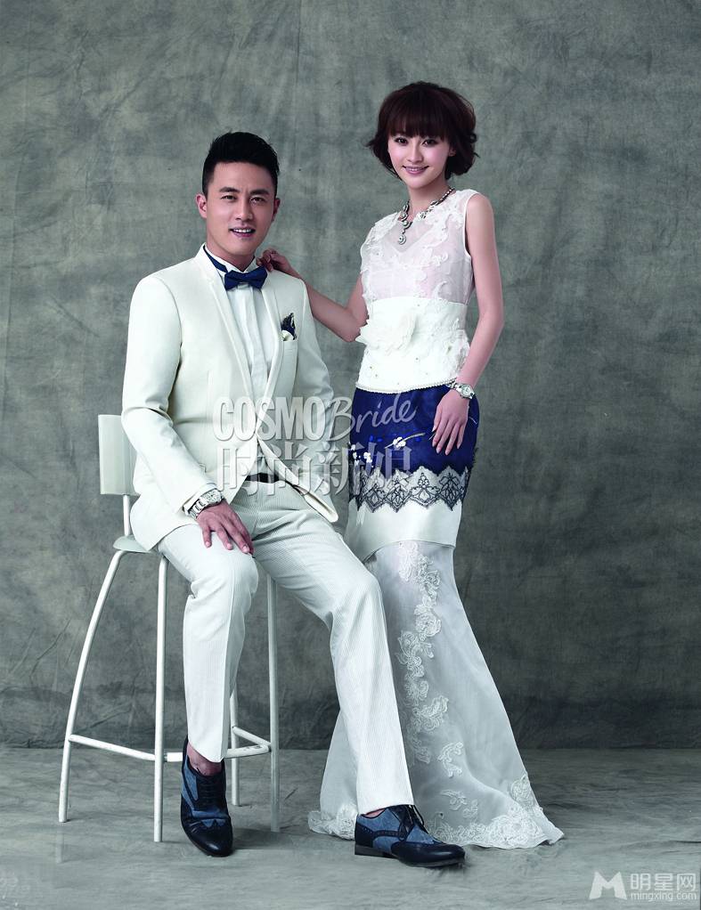 杜淳姚笛搭档拍摄婚纱写真 尽显男才女貌