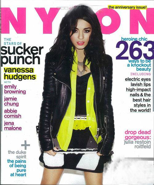 美国最美女明星瓦妮莎·哈金斯迷人照