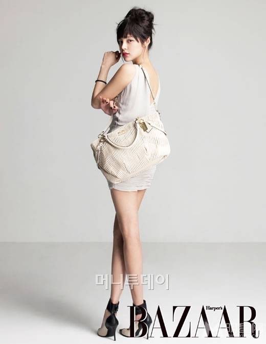 韩国时尚女明星朴诗妍性感冷艳照