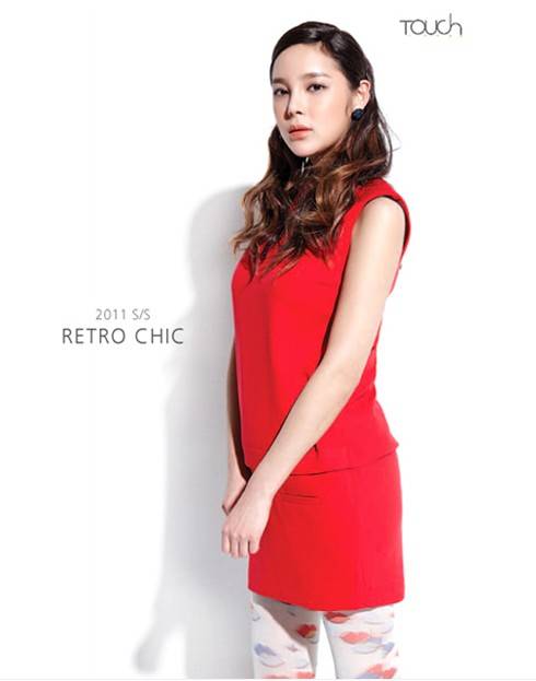 韩国时尚女明星朴诗妍性感冷艳照