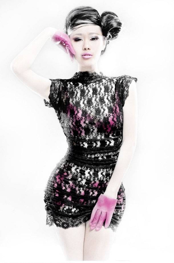 中国好声音袁娅维时尚性感宣传照
