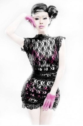 中国好声音袁娅维时尚性感宣传照