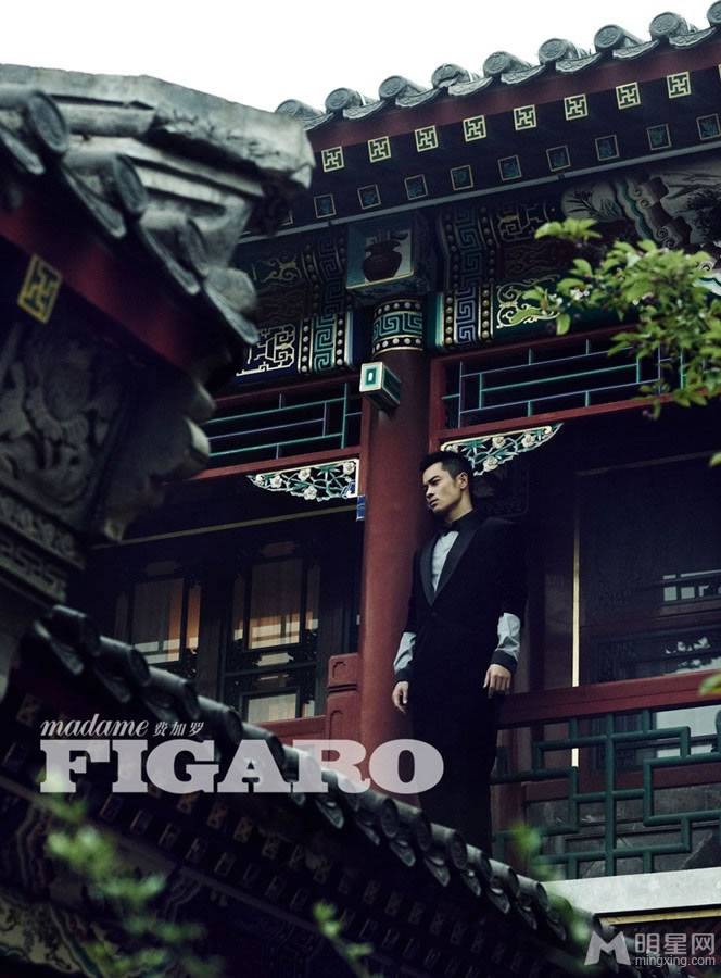 郑嘉颖文艺复古写真 男人味十足