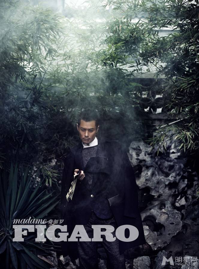 郑嘉颖文艺复古写真 男人味十足